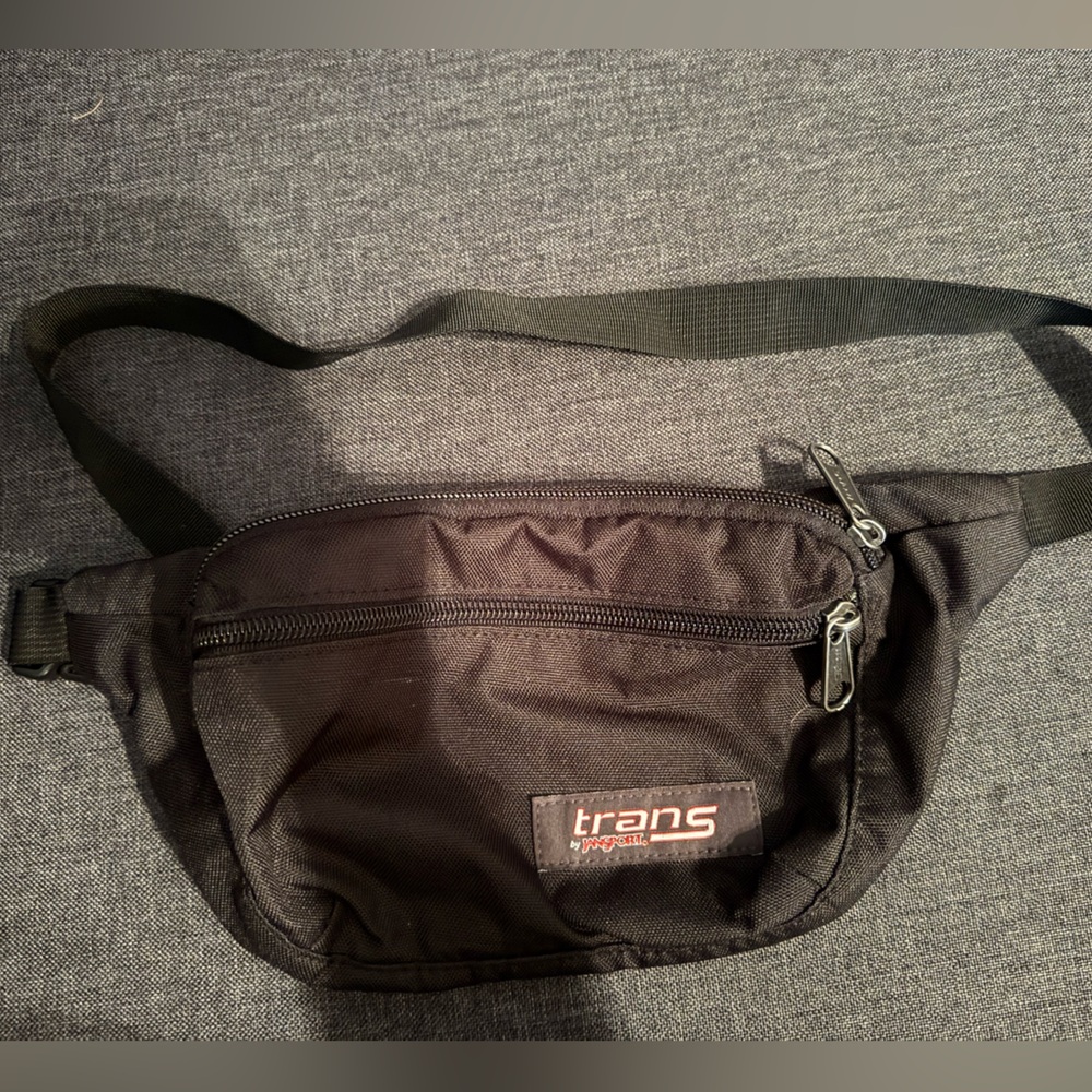 Jansport Black Belt Bag Versatile Design